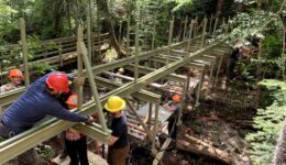 Superior Hiking Trail -Kimball Bridge Build 2021